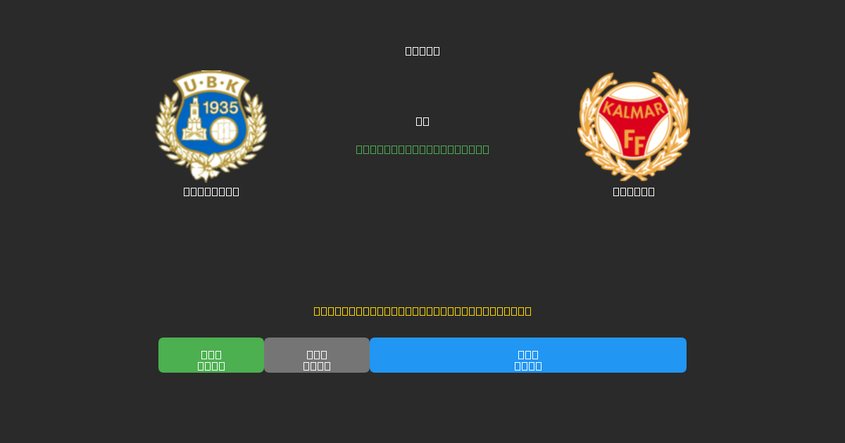 Utsikten mot Kalmar - Gratis AI-prognoser, Speltips och Odds