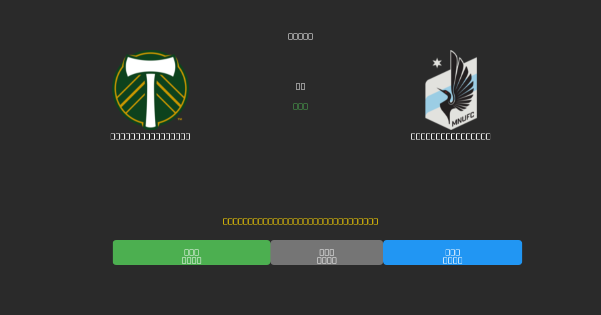 Portland Timbers mot Minnesota United - Gratis AI-prognoser, Speltips och Odds