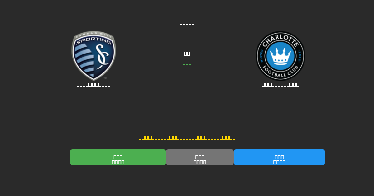 Sporting KC mot Charlotte FC - Gratis AI-prognoser, Speltips och Odds