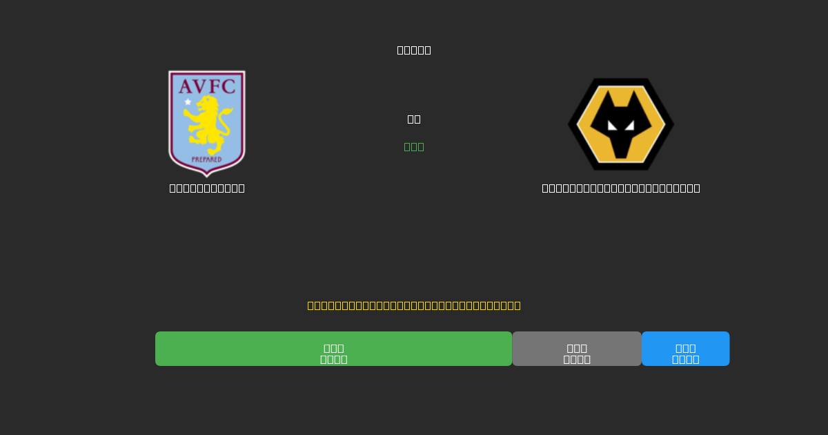 Aston Villa проти Wolverhampton Wanderers - Безкоштовні AI Футбольні Прогнози з 80%+ Точністю