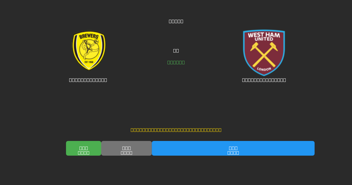 Burton Albion проти West Ham United - Безкоштовні AI Футбольні Прогнози з 80%+ Точністю
