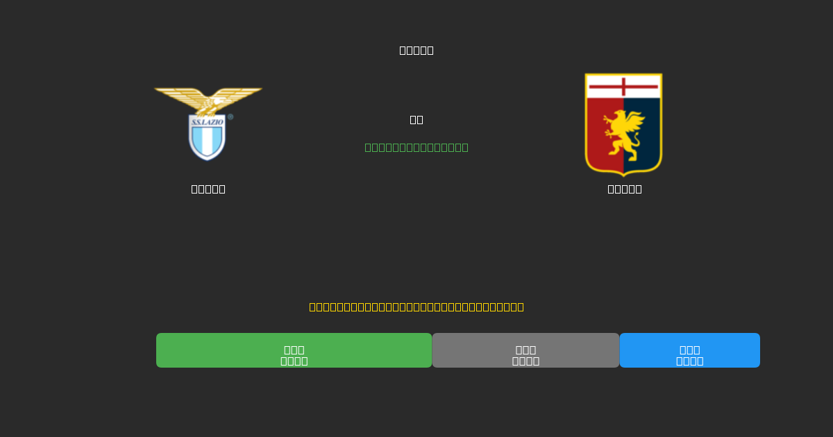 Lazio проти Genoa - Безкоштовні AI Футбольні Прогнози з 80%+ Точністю