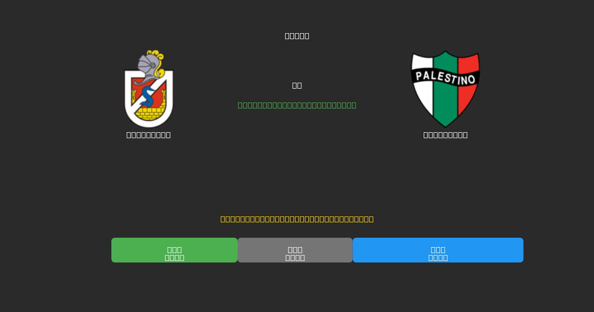 La Serena vs Palestino - Dự Đoán Bóng Đá AI Miễn Phí với Độ Chính Xác 80%+