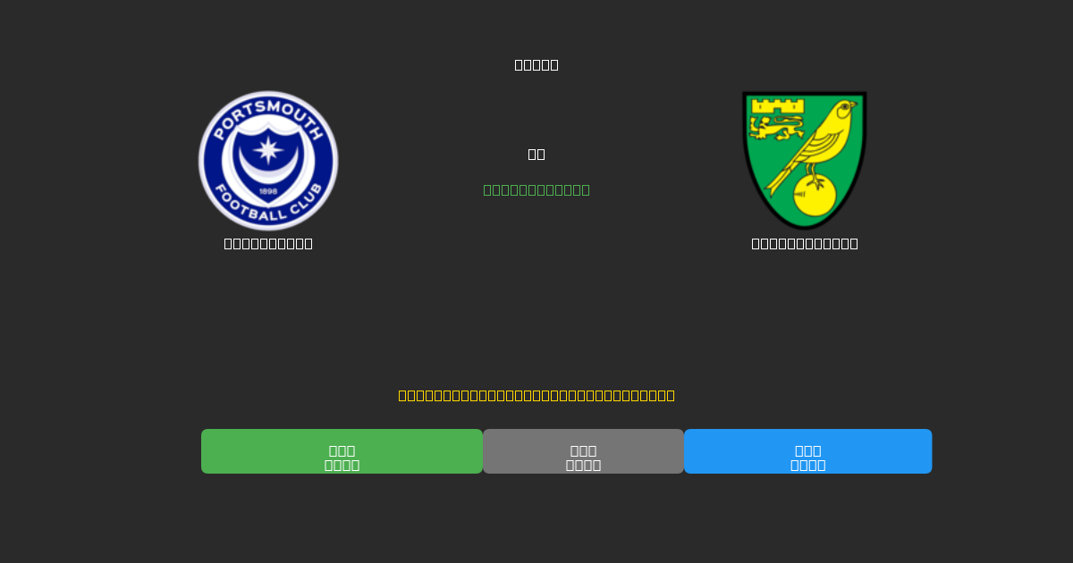 Portsmouth vs Norwich City - Dự Đoán Bóng Đá AI Miễn Phí với Độ Chính Xác 80%+
