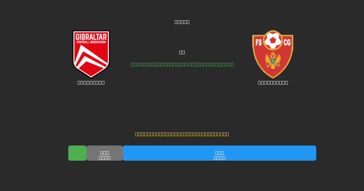 Gibraltar vs Montenegro - Dự Đoán Bóng Đá AI Miễn Phí với Độ Chính Xác 80%+