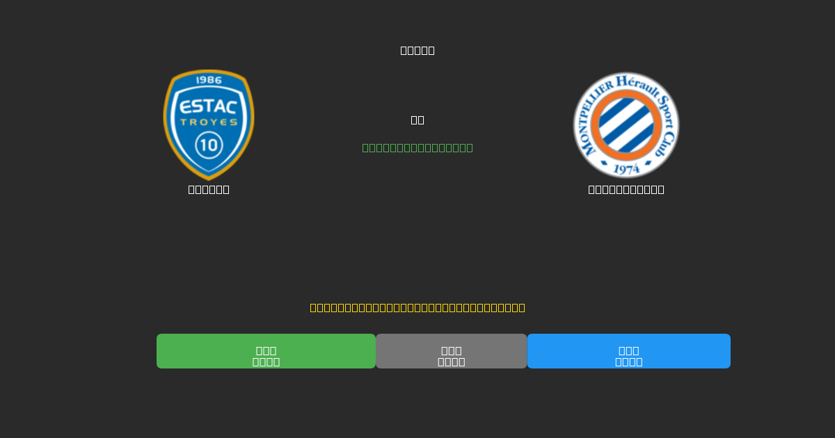 Troyes vs Montpellier - Dự Đoán Bóng Đá AI Miễn Phí với Độ Chính Xác 80%+