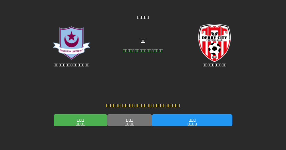 Drogheda United vs Derry City - Dự Đoán AI, Mẹo Cá Cược và Tỷ Lệ Miễn Phí