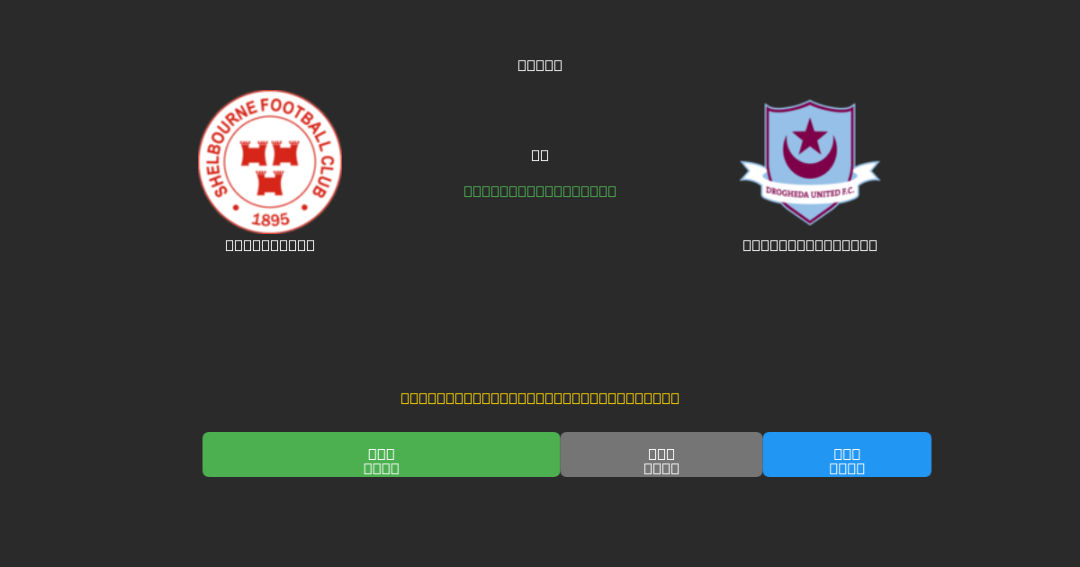 Shelbourne vs Drogheda United - Dự Đoán AI, Mẹo Cá Cược và Tỷ Lệ Miễn Phí