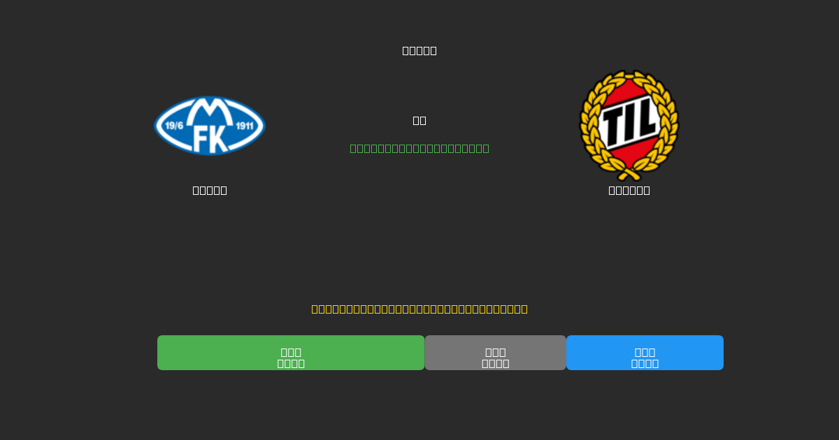 Molde vs Tromsø - Dự Đoán Bóng Đá AI Miễn Phí với Độ Chính Xác 80%+