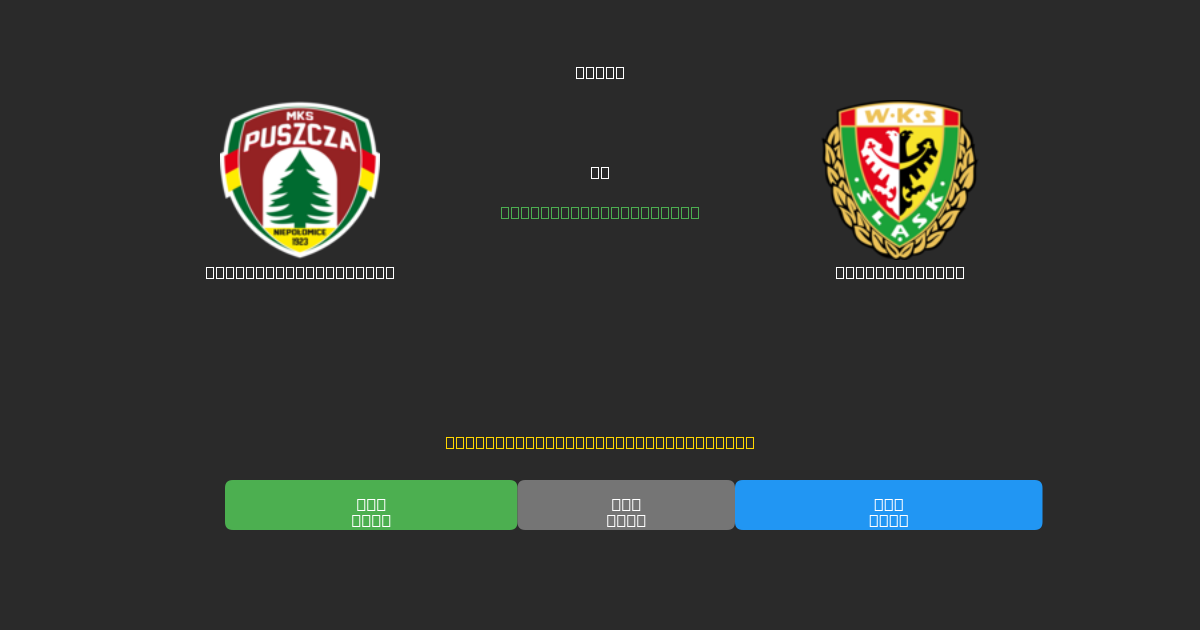 Puszcza Niepołomice vs Śląsk Wrocław - Dự Đoán AI, Mẹo Cá Cược và Tỷ Lệ Miễn Phí