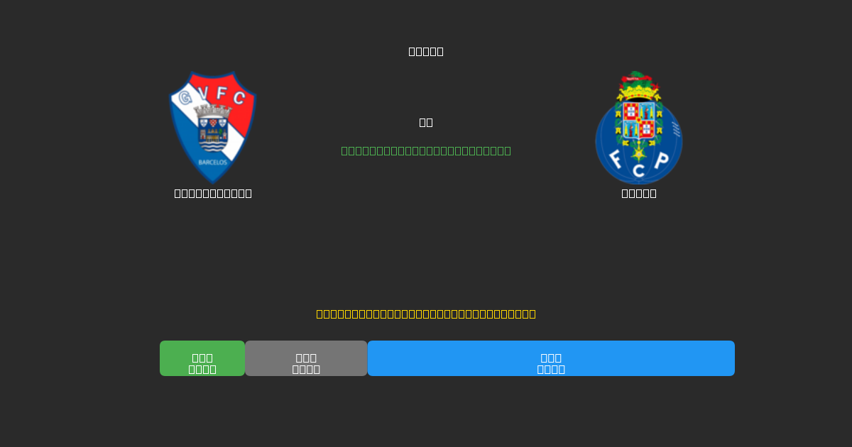 Gil Vicente vs Porto - Dự Đoán Bóng Đá AI Miễn Phí với Độ Chính Xác 80%+