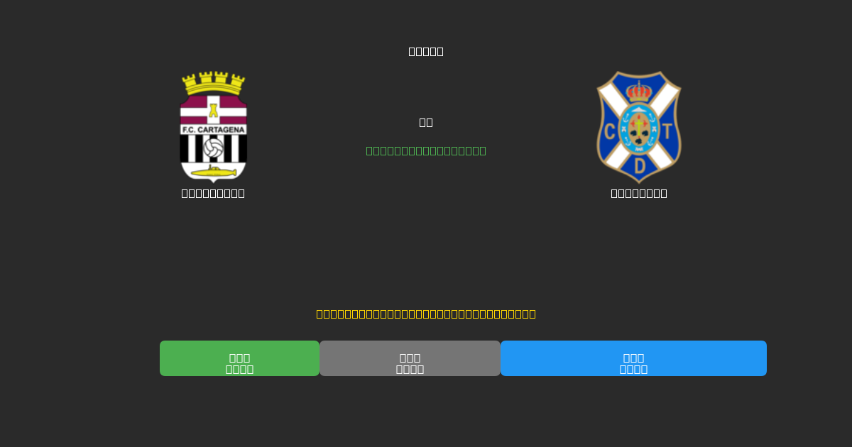 Cartagena vs Tenerife - Dự Đoán AI, Mẹo Cá Cược và Tỷ Lệ Miễn Phí