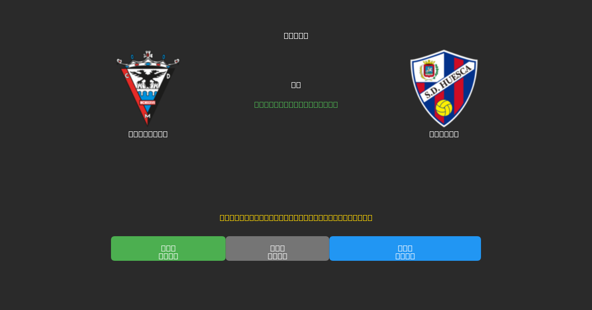 Mirandés vs Huesca - Dự Đoán Bóng Đá AI Miễn Phí với Độ Chính Xác 80%+