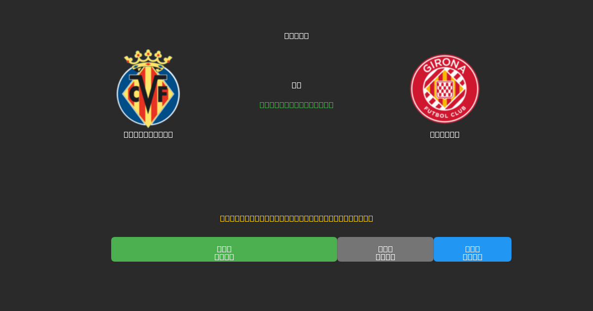 Villarreal vs Girona - Dự Đoán Bóng Đá AI Miễn Phí với Độ Chính Xác 80%+