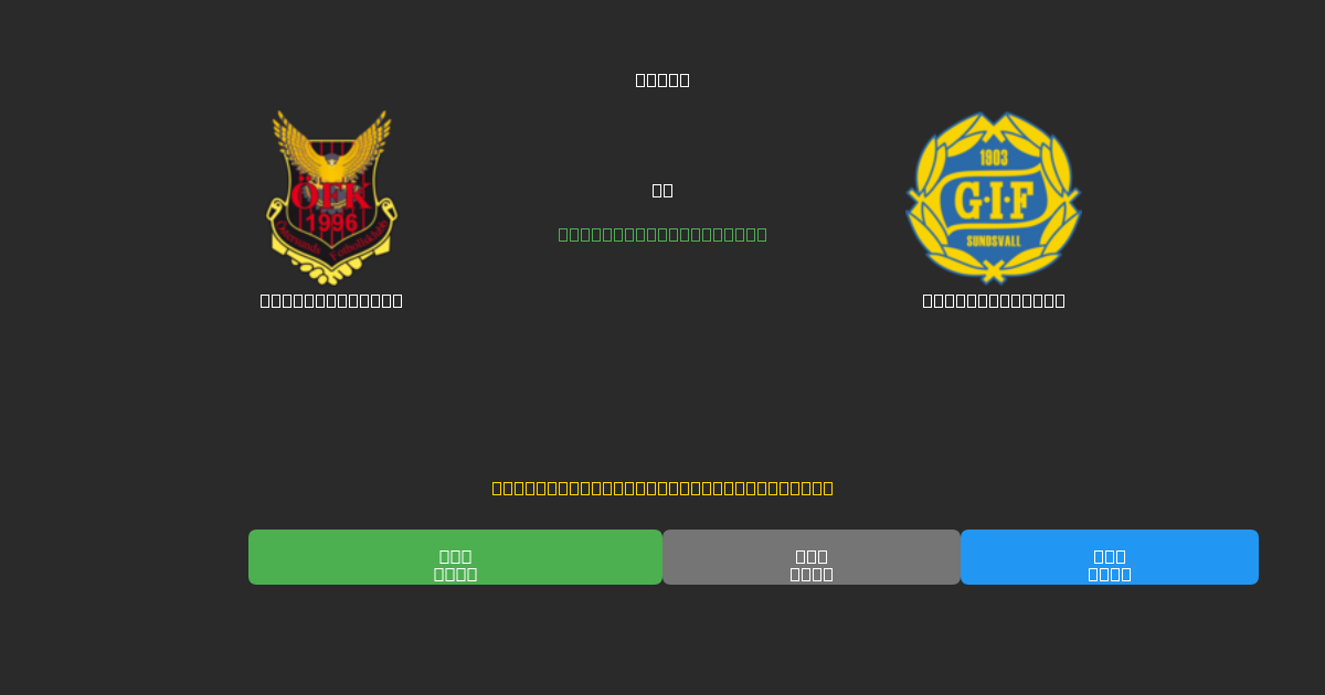 Östersunds FK vs GIF Sundsvall - Dự Đoán Bóng Đá AI Miễn Phí với Độ Chính Xác 80%+