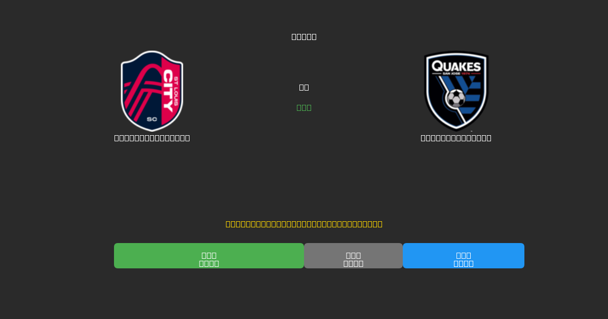 St. Louis City  vs SJ Earthquakes - Dự Đoán AI, Mẹo Cá Cược và Tỷ Lệ Miễn Phí